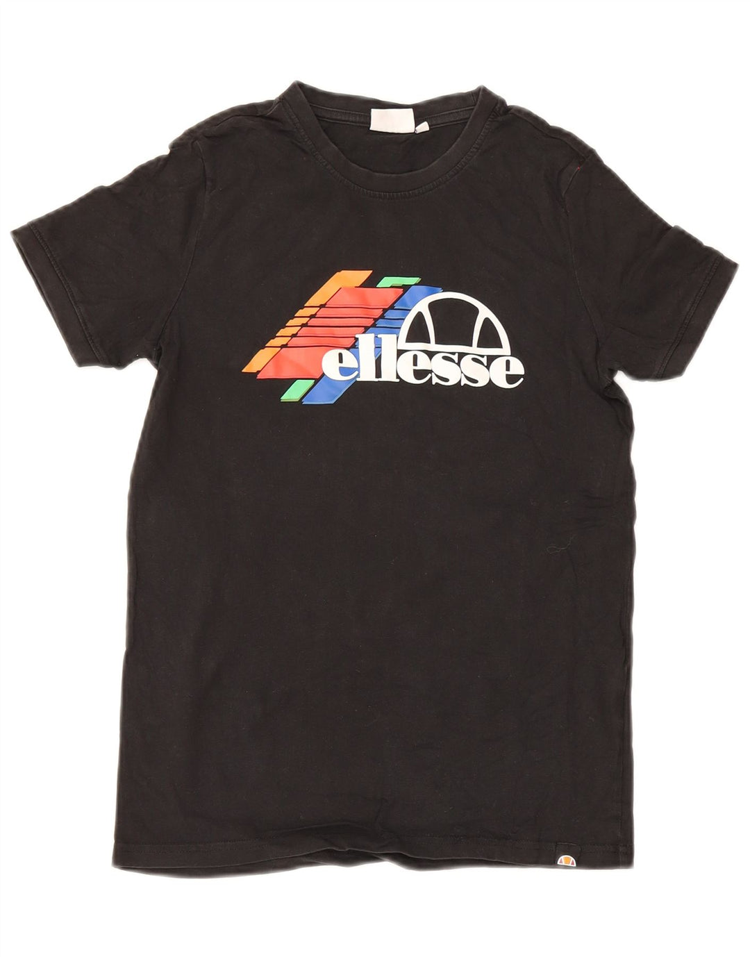 Футболка с рисунком Ellesse для мальчиков, топ 13-14 лет, черная
