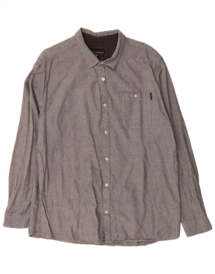 Мужская рубашка Billabong 2XL серая, хлопок