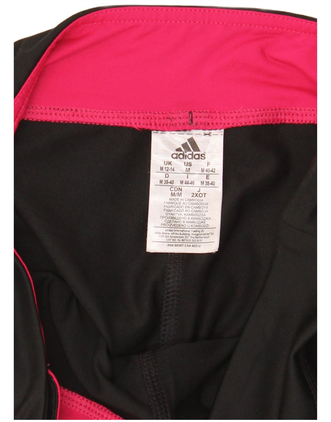 Женские укороченные леггинсы Adidas Climalite UK 12/14, средний черный полиэстер
