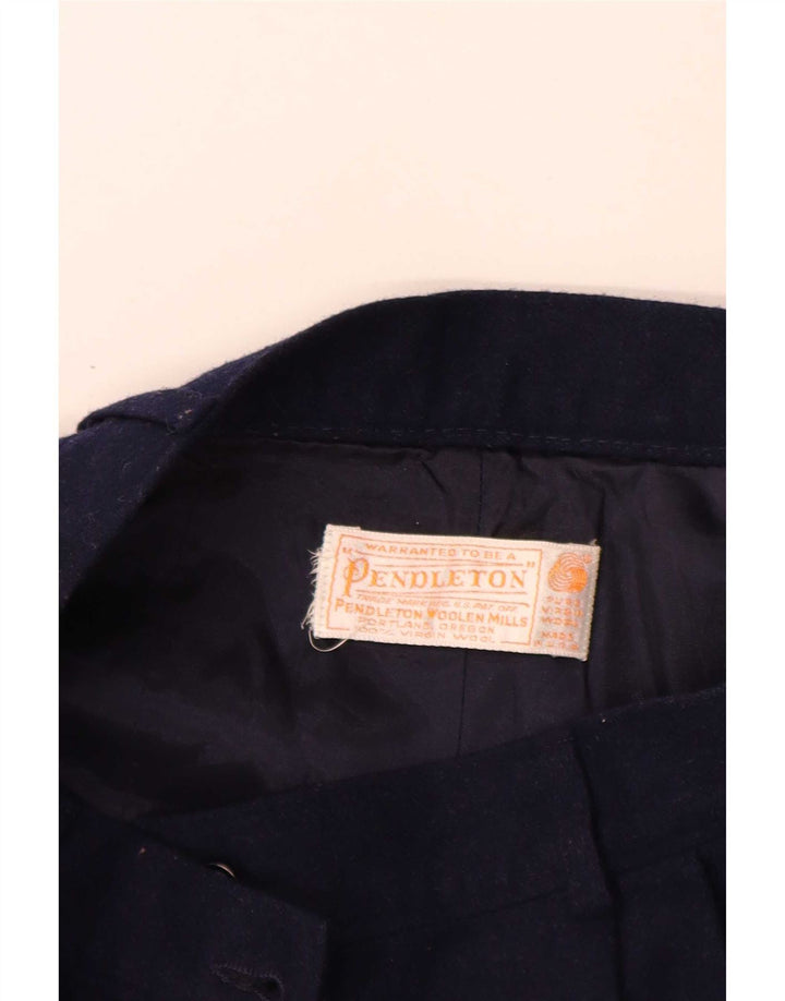 Женские брюки чинос Pendleton W26 L32 темно-синие из натуральной шерсти