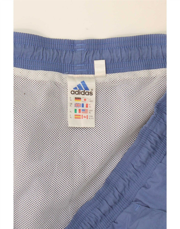 Мужские спортивные шорты-карго Adidas XL синие из полиэстера