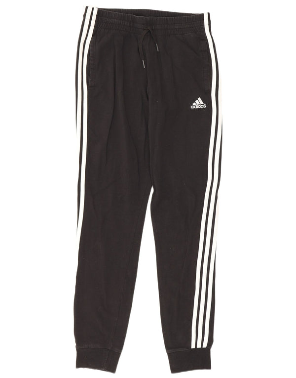 Женские спортивные брюки Adidas Joggers UK 8/10, маленькие черные хлопковые спортивные штаны