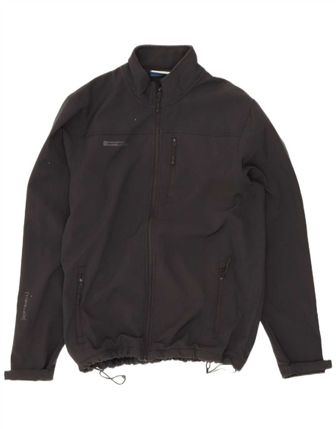 Мужская ветровка Mountain Warehouse UK 40, большая черная полиэстеровая куртка