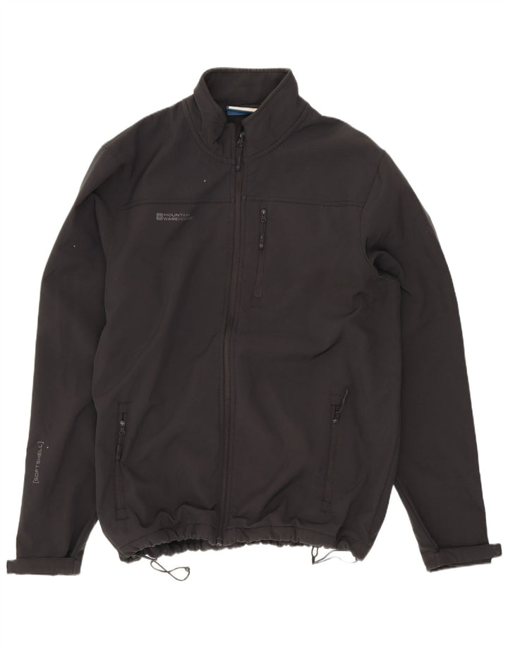 Мужская ветровка Mountain Warehouse UK 40, большая черная полиэстеровая куртка