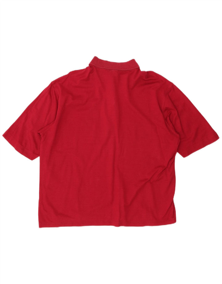 Мужская рубашка-поло PAUL & SHARK, большая красная