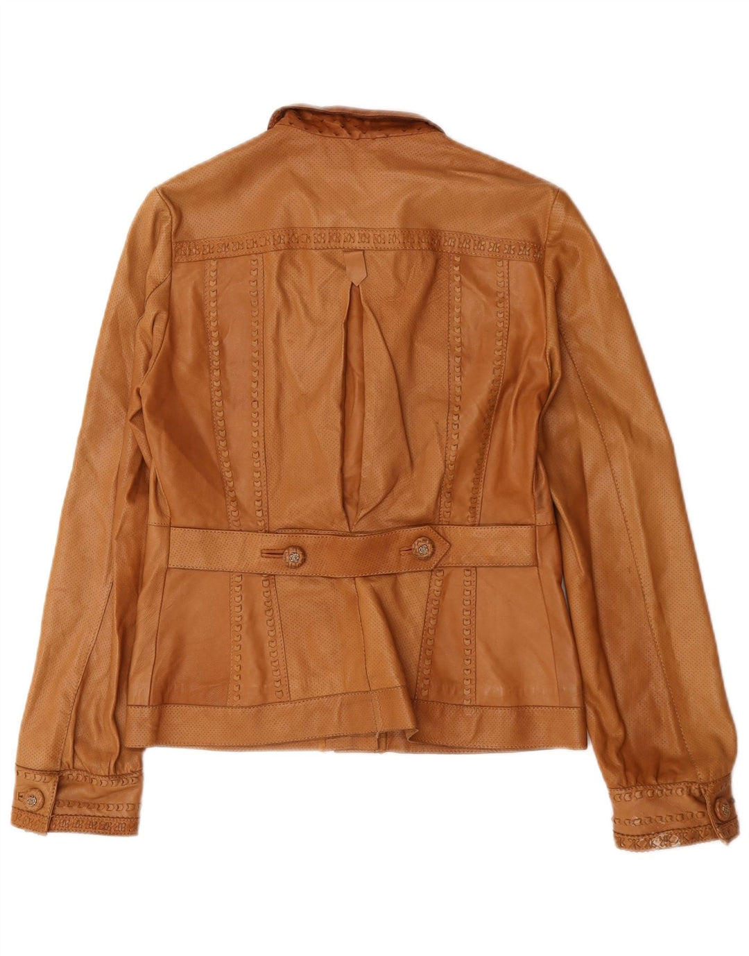 Винтажная женская кожаная куртка IT 44 Medium Brown Leather