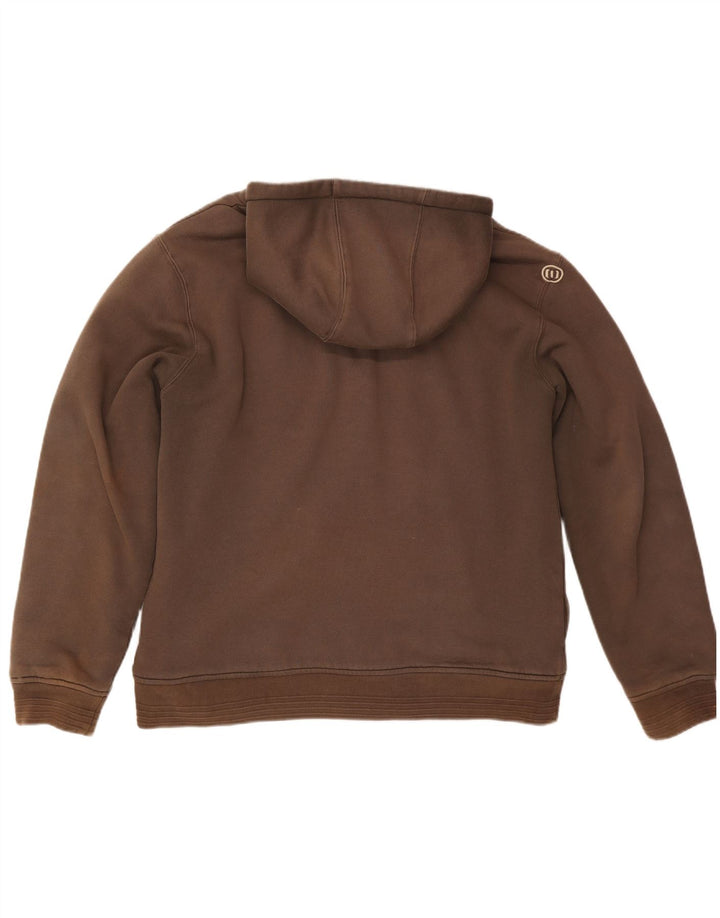 Мужской свитер с капюшоном на молнии с рисунком ANIMAL, большой коричневый, хлопковый