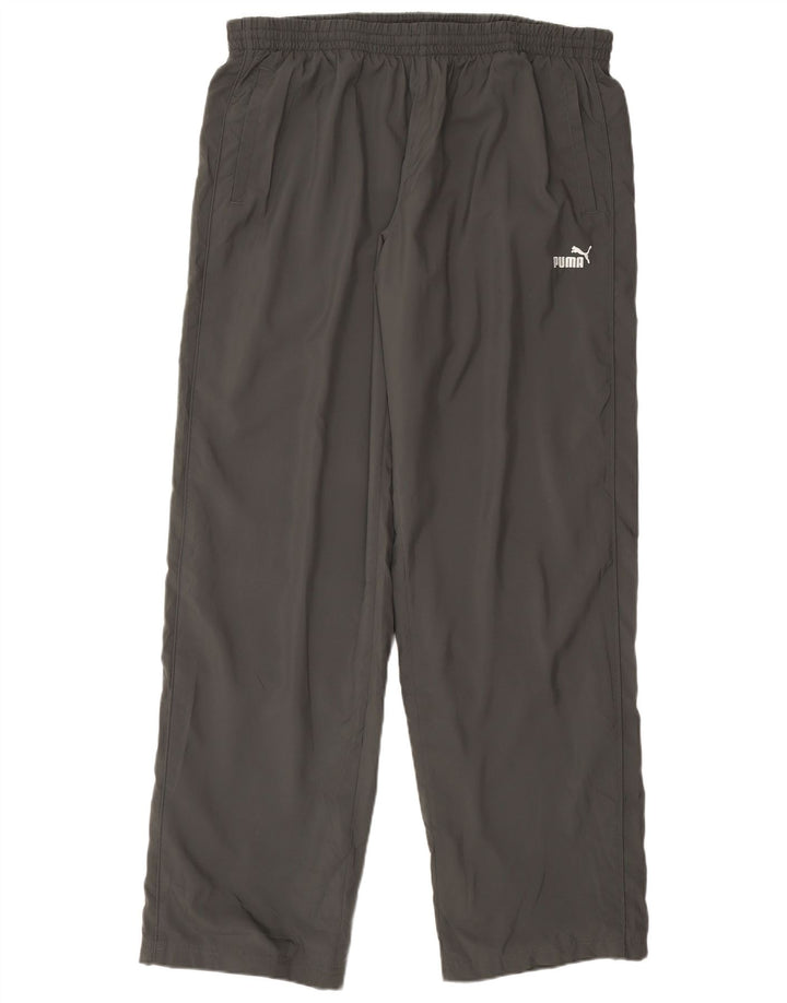 Мужские спортивные брюки PUMA 2XL серые из полиэстера
