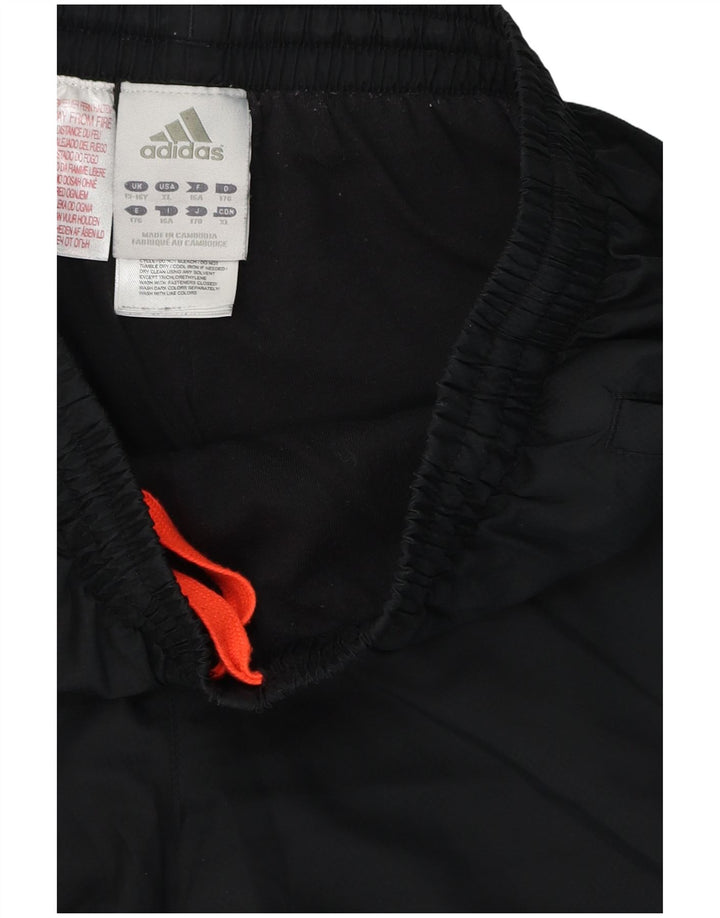 Спортивные брюки Adidas для мальчиков 15-16 лет, черный полиэстер