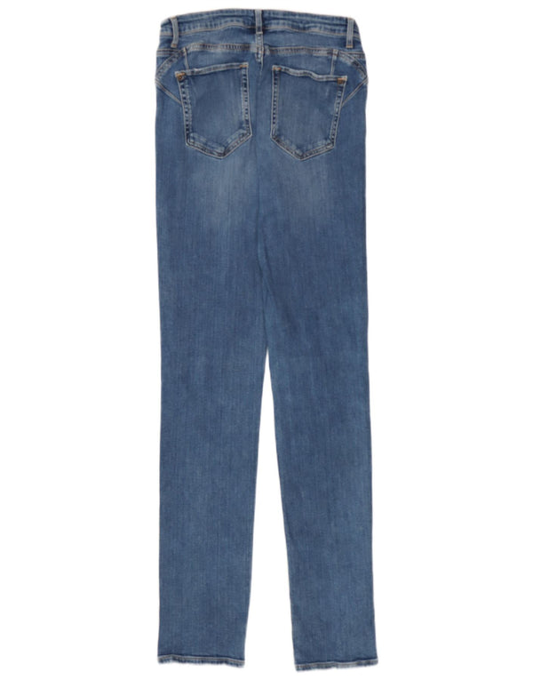 Женские длинные прямые джинсы скинни White Stuff UK 12 Medium W30 L32 Синие