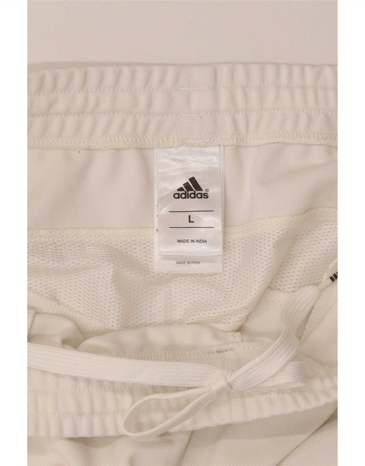 Мужские спортивные брюки Adidas, большой белый полиэстер