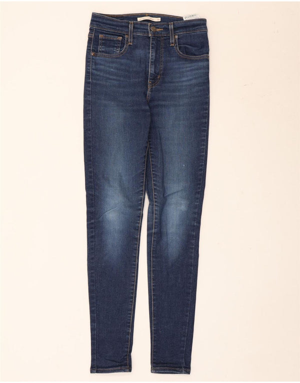 Женские джинсы суперскинни Levi's Mile High W26 L30, синий хлопок