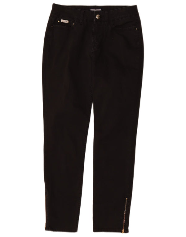 Tommy Hilfiger Женские узкие джинсы UK 4 Medium W28 L27 Черный хлопок