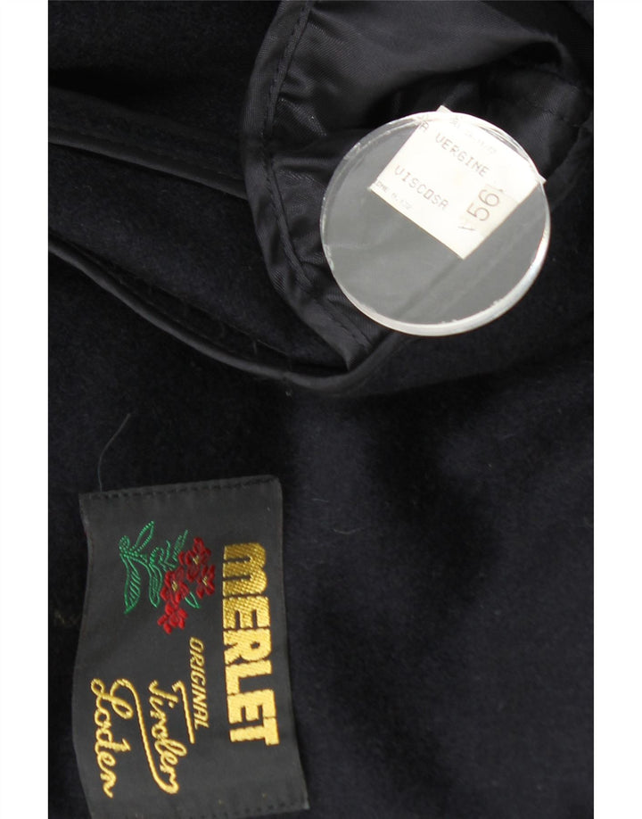 Мужское пальто Merlet IT 56 3XL Темно-синий из натуральной шерсти