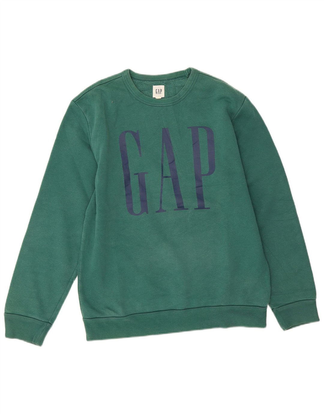Мужской свитшот с рисунком Gap, маленький зеленый хлопковый джемпер