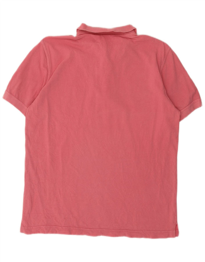 Рубашка поло мужская BENETTON большая розовая