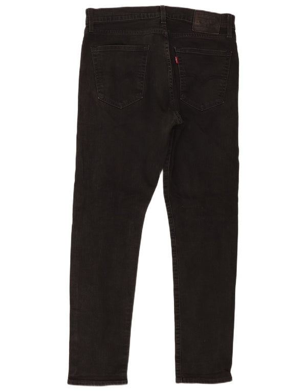 Мужские зауженные джинсы Levi's 512 W34 L32, черный хлопок