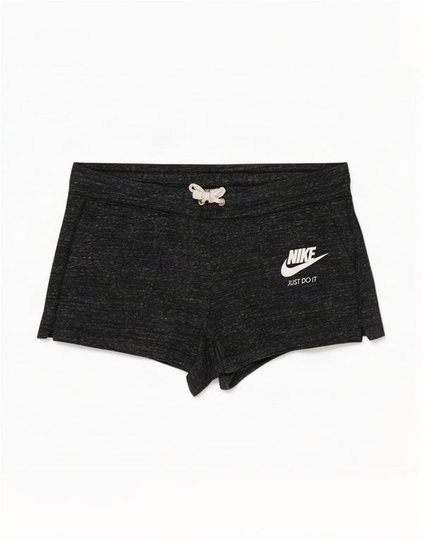 Женские спортивные шорты Nike UK 16, большие черные хлопковые крапинки