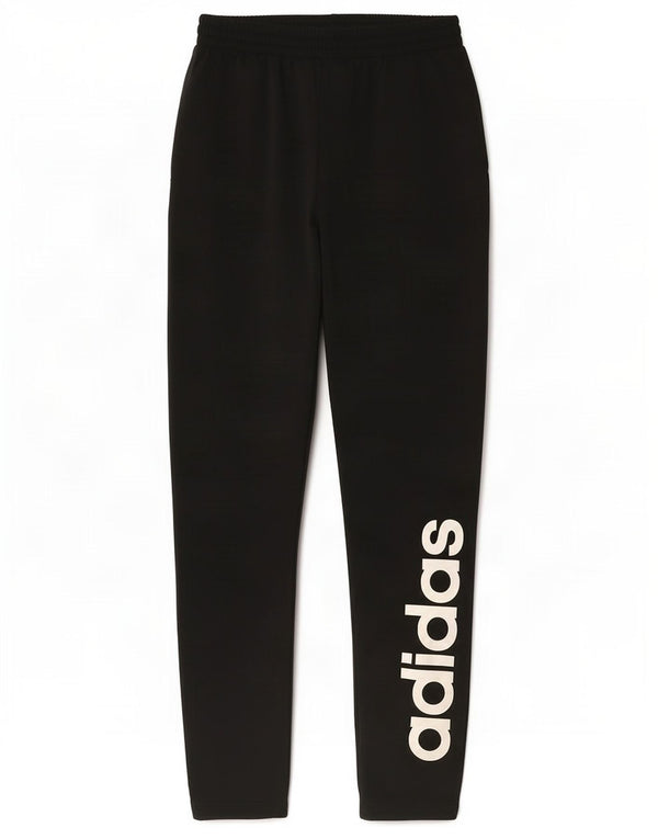 Спортивный костюм Adidas для девочек с графическим рисунком, брюки для бега, 13–14 лет, черный полиэстер