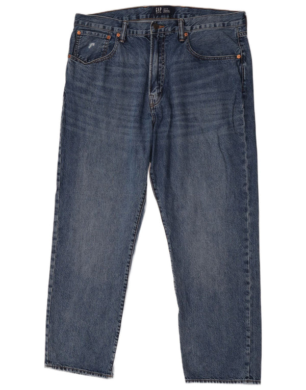 Мужские прямые джинсы Gap Originals W38 L32 синие, хлопок