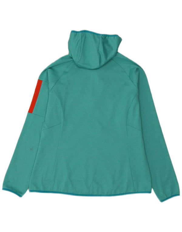 Женский спортивный костюм Jack Wolfskin, верхняя куртка UK 14, большой зеленый цвет с цветными блоками