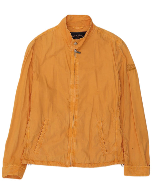 Мужская куртка-бомбер Amerigo Vespucci UK 38, средний желтый хлопок