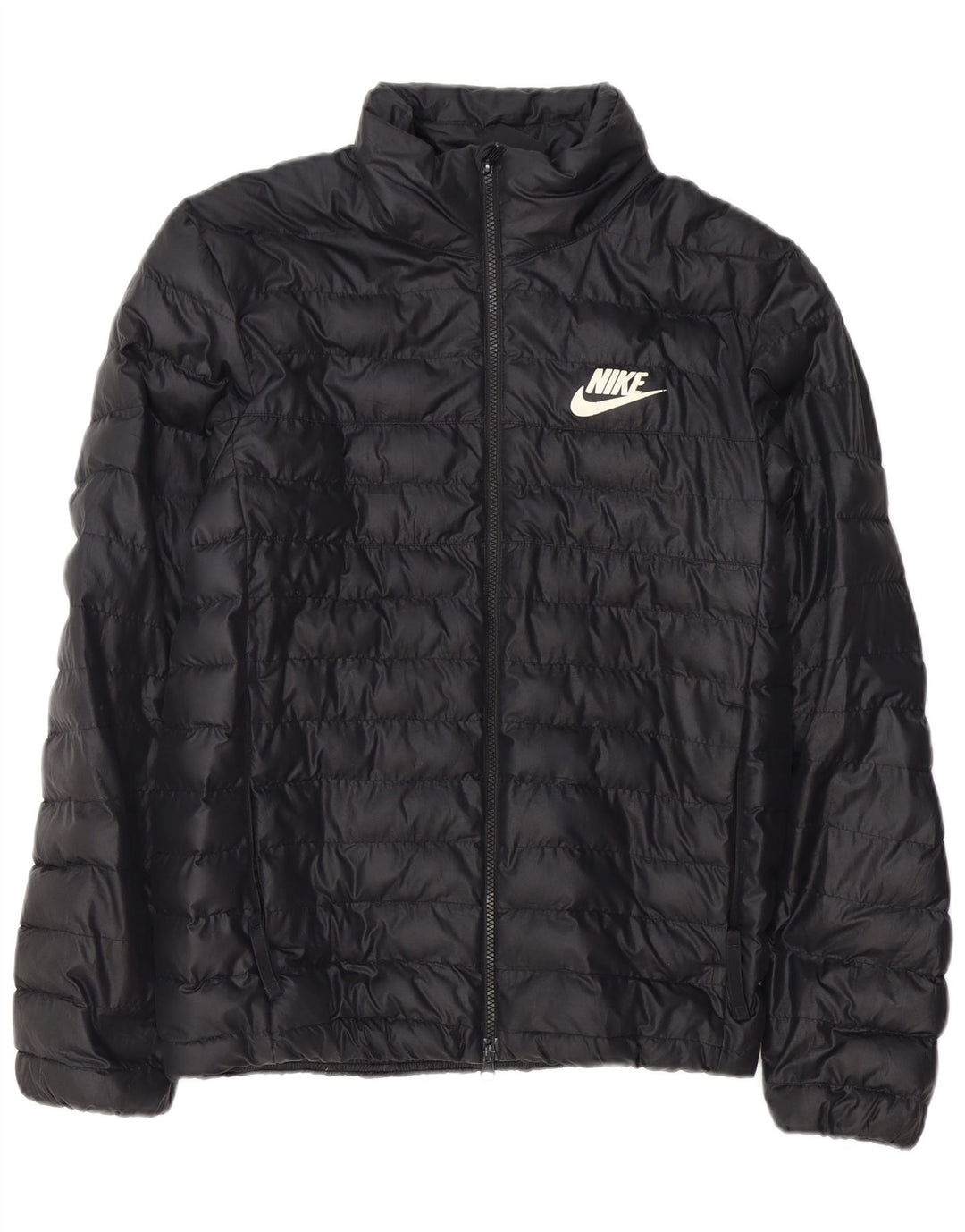 Мужская стеганая куртка Nike UK 36, маленькая, черная, полиэстер