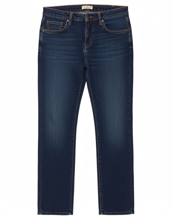 CARRERA Womens 752 Slim Jeans IT 42 Medium W29 L28 Navy Blue Cotton