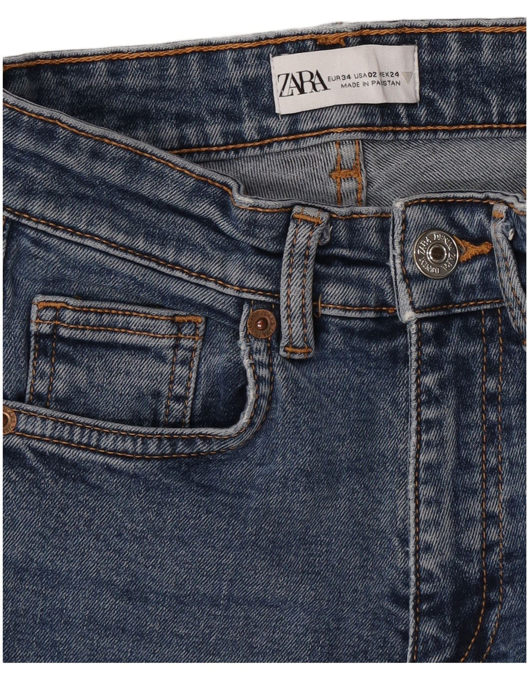 Женские джинсы Bootcut Zara EU 34 2XS W24 L26 синие