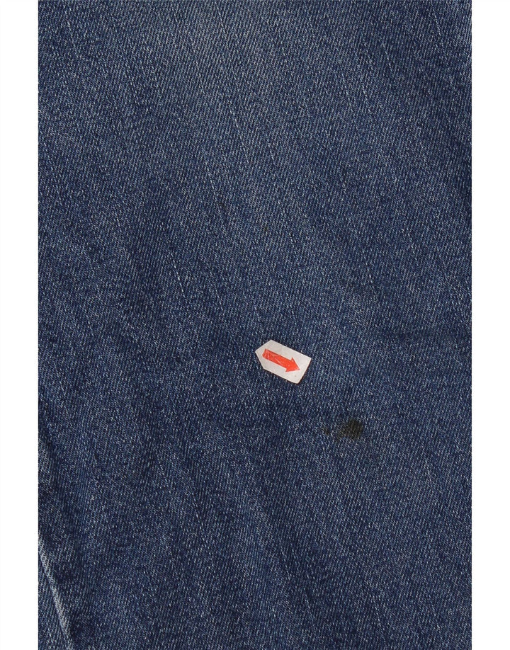 Мужские прямые джинсы Wrangler стандартного кроя W34 L32, синие, хлопок