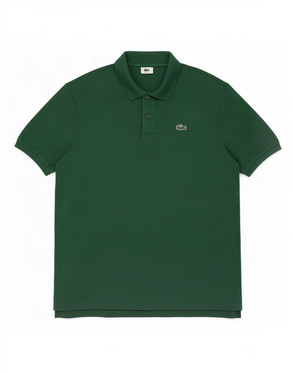 Мужская рубашка-поло Lacoste, размер 8, 3XL, зеленый хлопок