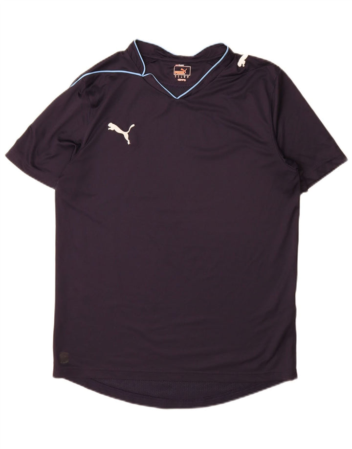 Мужская футболка Puma Top Medium Navy Blue из полиэстера