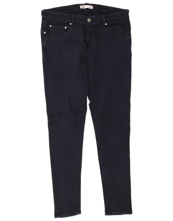 Мужские джинсы скинни Zara EU 46 XL W36 L28 Темно-синий хлопок