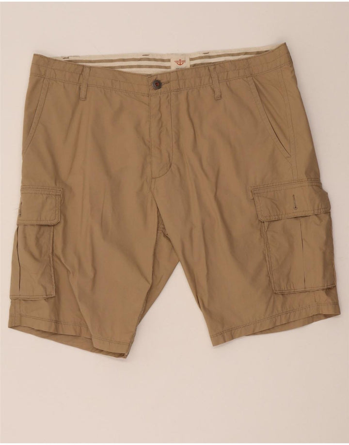 DOCKERS Mens Cargo Shorts W36 Large Beige Cotton Vintage Dockers and Second-Hand Dockers from Messina Hembry 