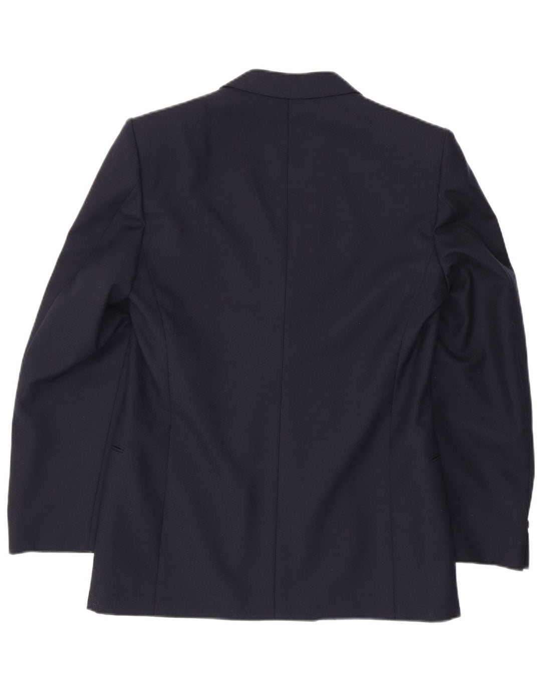 FACIS Мужской двубортный пиджак IT 52 XL Темно-синий из натуральной шерсти