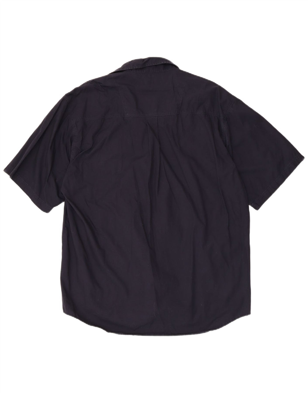 Мужская рубашка Lerros с коротким рукавом XL, темно-синяя, хлопок