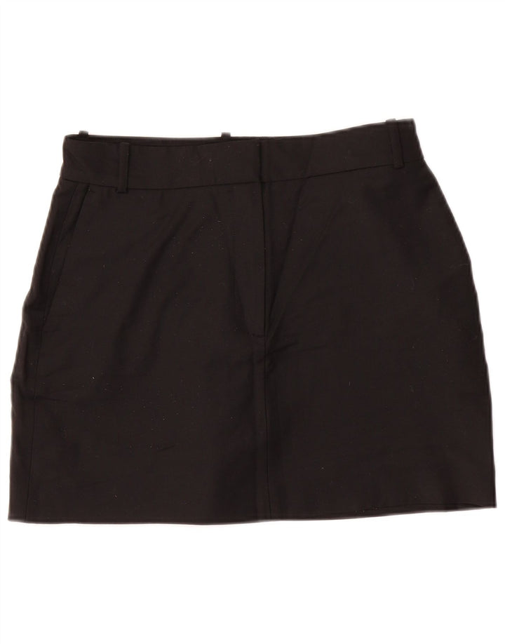 Женская мини-юбка ZARA Medium W28, черный полиэстер