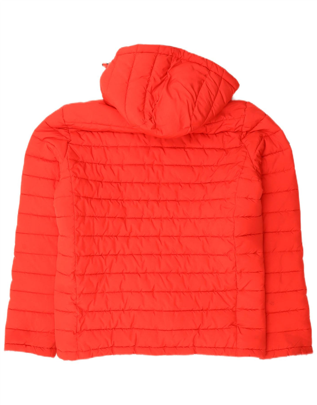 Мужская утепленная куртка с капюшоном Superdry UK 40, большой красный полиэстер