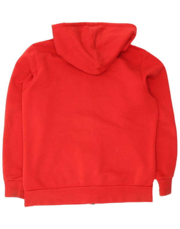 Мужской свитер с капюшоном на молнии Adidas XL, красный хлопок