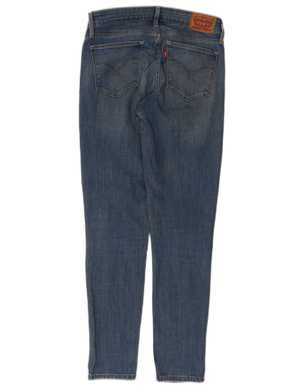 Женские джинсы скинни Levi's 711 W27 L27 синие, хлопок
