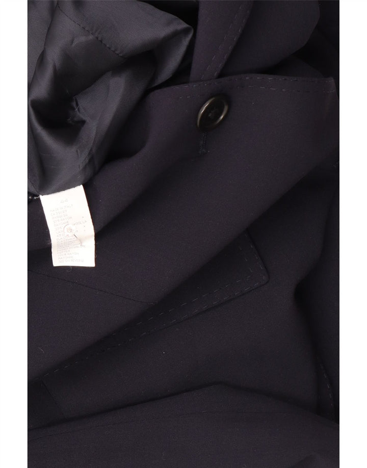 PAUL & SHARK Womens 2 Button Blazer Jacket IT 44 Medium Navy Blue Rayon Vintage Paul & Shark and Second-Hand Paul & Shark from Messina Hembry 