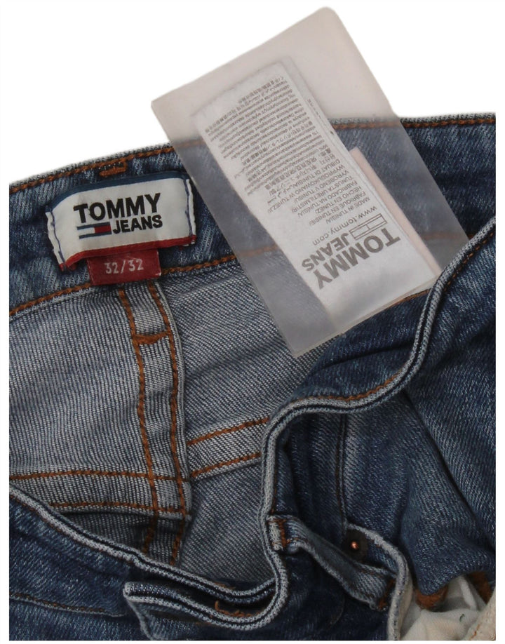 Мужские прямые джинсы Tommy Hilfiger Ryan W32 L42, синий хлопок