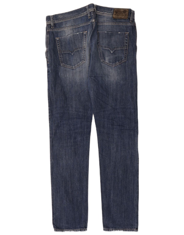 Мужские зауженные джинсы-морковки Diesel Kakee W32 L32, синий хлопок