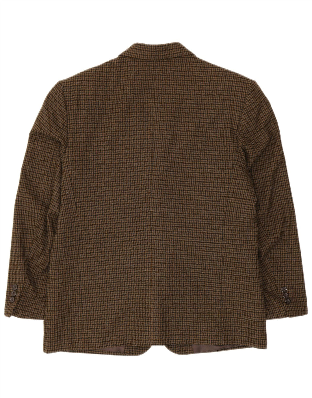 PETRELLI Мужской пиджак IT 51 Большой Хаки Гусиные лапки Натуральная шерсть