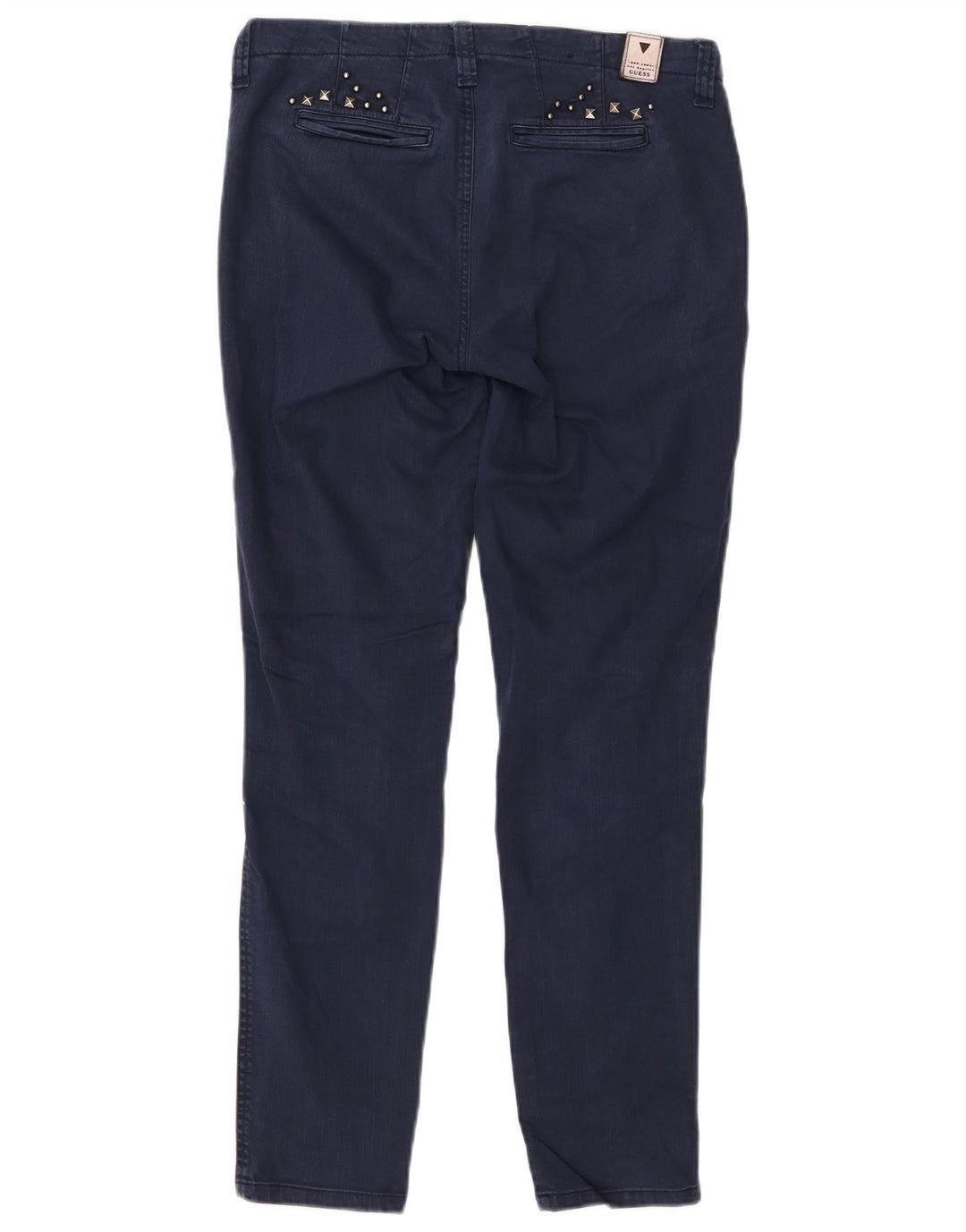 GUESS Женские узкие джинсы W27 L28 Темно-синие хлопковые