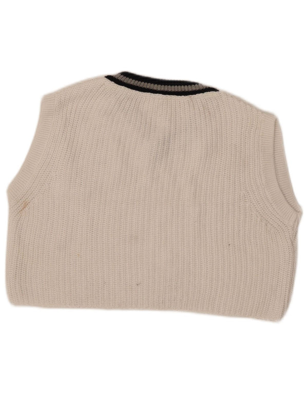Женская укороченная майка с графическим рисунком Urban Outfitters UK 10, маленькая белая
