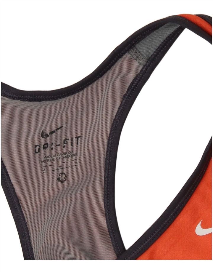 Женский жилет Nike Dri Fit UK 12, средний оранжевый полиэстер