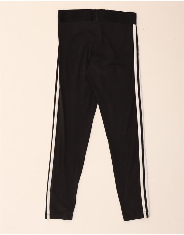 Женские леггинсы Adidas UK 8/10, маленькие черные спортивные