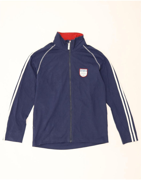 Мужской спортивный костюм с графическим рисунком Sergio Tacchini, большая темно-синяя хлопковая куртка