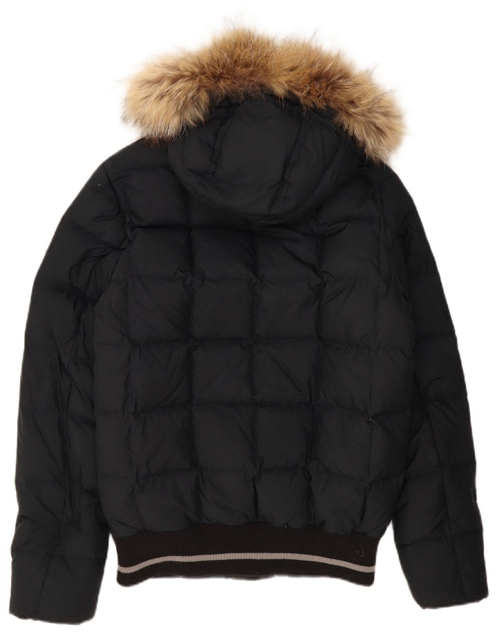 Мужская утепленная куртка с капюшоном DOLOMITE UK 36, маленький черный полиэстер